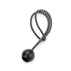 QWORK® 25 Pack Bungee Cord with Balls, 23cm/9 Inch Elastic Ball Ties Tie-Downs for Tarpaulin Camping Tarp Tent