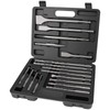 Gickbusus 17 PCS Rotary Hammer Drill Bits and Chisel Set,