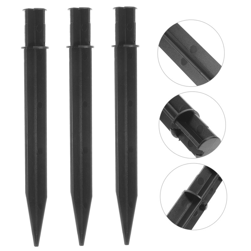OSALADI Garden Solar Lamp Stakes 8pcs Ground Stake Spike for