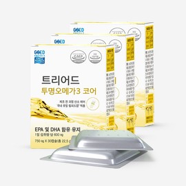 Triad Transparent Omega 3 Core Suitable for all 4 criteria for rancidity Recommendation for RTZ Omega 3 (3 months) / 트리어드 투명오메가3 코어 산패도 4가지 기준 모두 적합 알티지오메가3 추천(3개월)