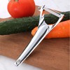 Professional Stainless Steel Vegetable and Fruit Peeler, Ergonomic Y-Shaped Design