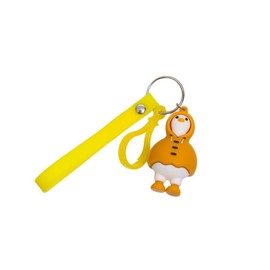 Keychain Cute Duck Keyring Portable Key Ring for Women Bag Pendant Gifts