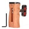 Universal Side Wooden Handle Grip Natural Adjustable Brazilian Wood Side