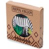 Puckator Animal Kingdom Set of 4 Cork Coasters - Wood