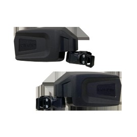Kolpin Side Mirrors - UTV SxS - Wide View, Easy Install, Rugged Fold-In Design, Adjustable, Compatible with Polaris, Can-Am, Tubing Mount Fits Most major UTV brands - 98325