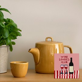 ATBWGT Wine Bar Decor Wooden Box Sign, Gift for Wine Lover,Bar Wood Block Plaque Signs for Home Kitchen Table Shelf Decor,5x5 Inch