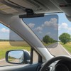 ZIMISI Sun Visor Extender for Cars, 180° Adjustable Anti-Glare Polarized