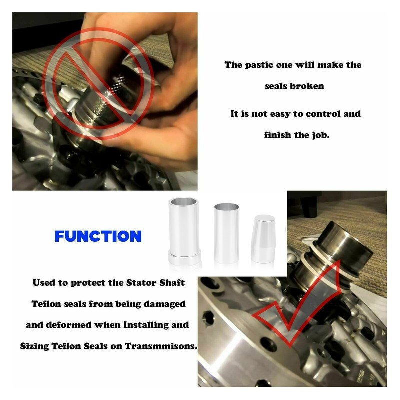 Turbine Stator Shaft Seal Installer Metal Resizer Transmission Tool for