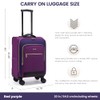 LOVEVOOK Carry On Luggage 22x14x9 Airline Approved,20 Inch Carry-on Suitcase