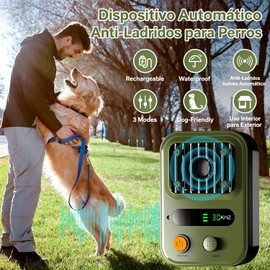 Ahuyentador de Perros Ultrasónico Recargable 50FT – Silbato para Ahuyentar Perros