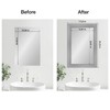 Amanti Art Bathroom Mirror Makeover Frame Border Kit - Fits