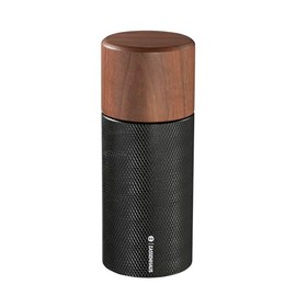 Zassenhaus PERFORMER Pepper Mill / Spice Mill, 13 cm, Precise Grinder Setting, Aluminium & Walnut Design, Ideal for Large Peppercorns and Spice Berries
