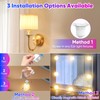 Rechargeable Battery Operated Light Bulb Set with Magnetic 3 in