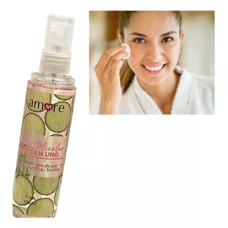 Amore Agua Micelar 3 En 1 Todo Tipo De Piel