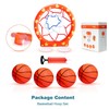 MARPPY Bath Toys, Bathtub Basketball Hoop for Toddlers Kids, Boys