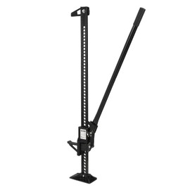 PioneerWorks High Lift Farm Jacks, 60 Inch Utility Ratcheting Off Road Jack, Heavy Duty 3 Ton (6600 Lb) Capacity Farm Jack for Tractor Truck Car, Black