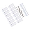 12Pcs Wall Mount Standoff Screw Stainless Steel Mounting Screw for