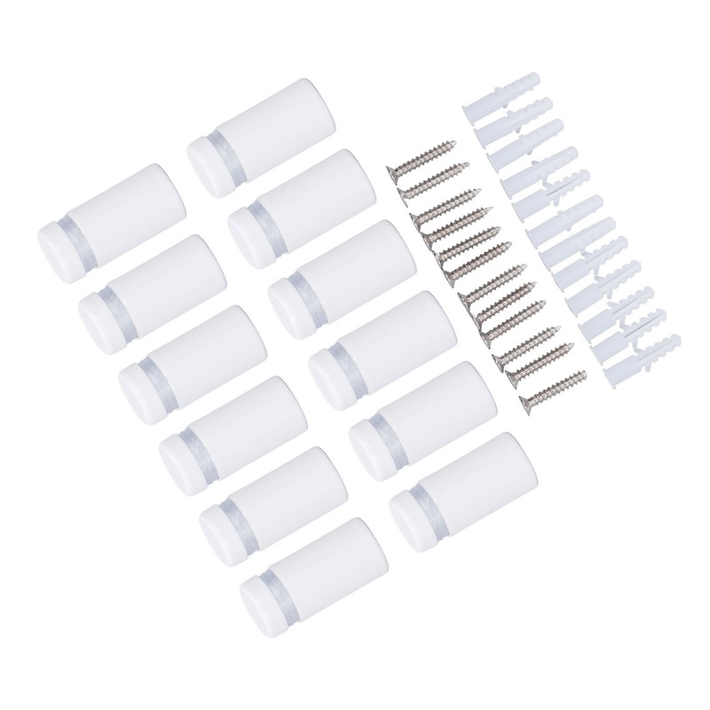 12Pcs Wall Mount Standoff Screw Stainless Steel Mounting Screw for