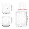DRERIO 3pcs Quilting Template Acrylic Quilting Ruler Template Free Motion