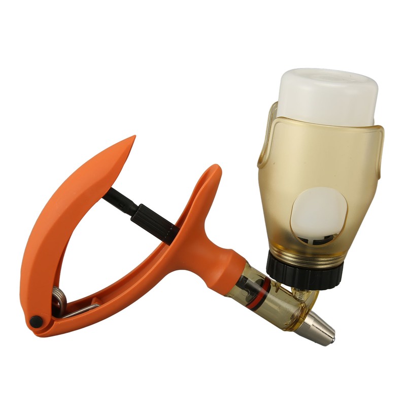 Livestock Syringe Plastic Precise Adjustable Continuous Syringe for Cattle Goat