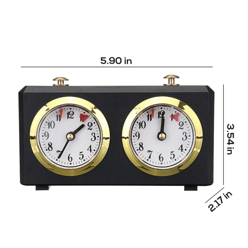 Chess Clock Timer, Chess Clocks Analogue Mechanical Countdown Timer Chess