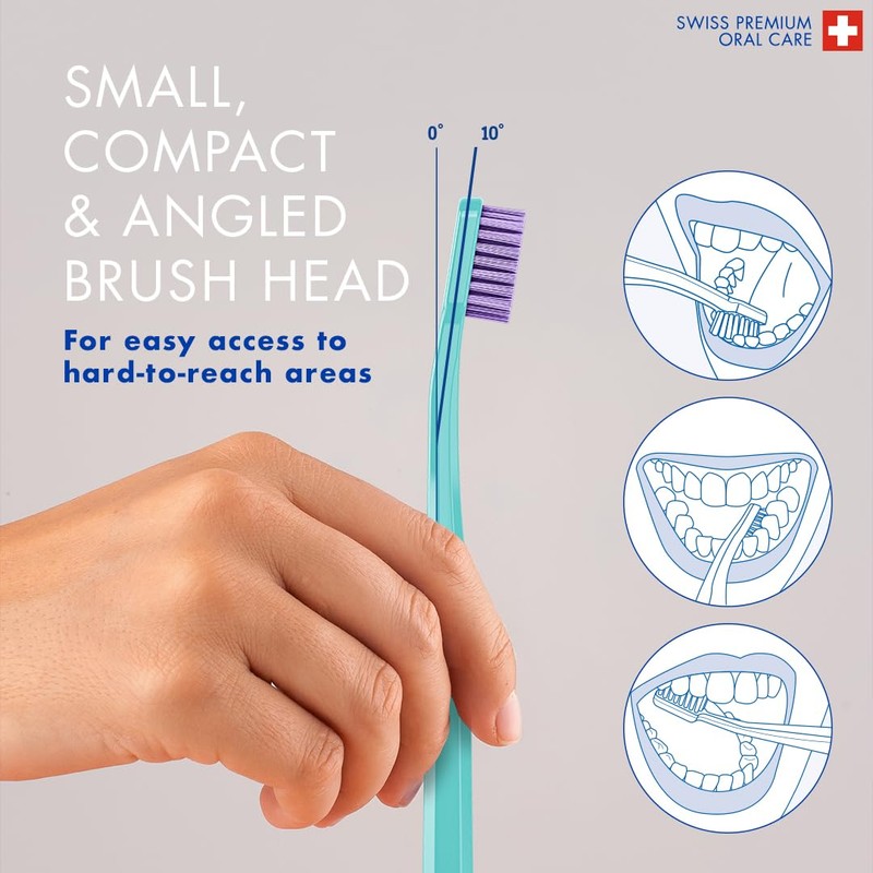 Curaprox CS 1560 Soft Toothbrush – Firmer Brushing Experience |