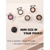 Single Eyeshadow Palette, Goth Black Eyeshadow, Highly Pigmented Long Lasting