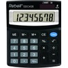 Rebell RE-SDC408 Tischrechner SDC408 8-stelliger, Standard-Ausstattung und angewinkeltem Display, schwarz