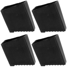 Bessy shop Ladder Feet, Pack of 4 Ladder Feet Ladder Shoes Protective Caps for Ladders Rubber Ladder Feet Non-Slip Ladder Foot Cover for Ladder Feet Universal Ladder Foot Covers 50 x 22 mm