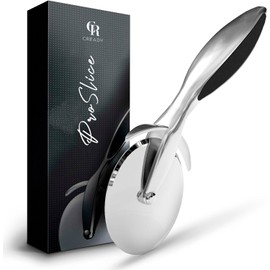 Cready Proslice Premium Stainless Steel Pizza Cutter Pizza Roller & Pizza Cutter with Non-Slip Handle Pizza Cutter & Pizza Roller Professional Pizza Wheel for Best Results