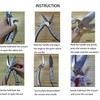 Jasni Heavy Duty Kitchen Shears, Spring Loaded Poultry Shears Stainless