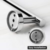 YUET Towel Rail 30CM Chrome Hand Towel Holder Bar Bathroom