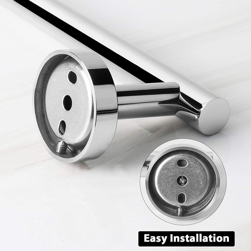 YUET Towel Rail 30CM Chrome Hand Towel Holder Bar Bathroom