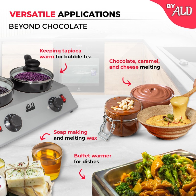GorillaRock Chocolate Melting Pot | Professional Chocolate Tempering Machine with