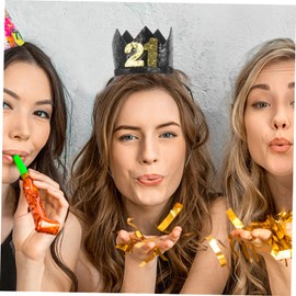 1pc Crown Birthday Hat Caps Headbands for Men Black Headband 21st Birthday Baby Makeup Headbands Boy Birthday Hats Party Hat Party Accessories Hat Aldult Props Man