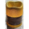 Luminara 3x4 Inch Gold Flameless Led Pillar Candle w, Battery