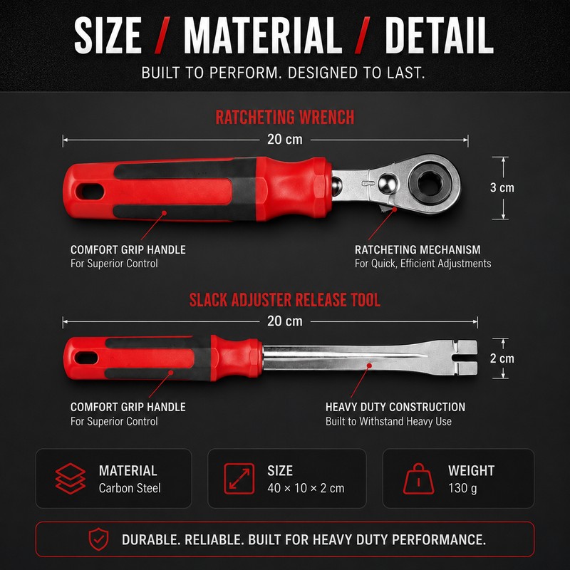 5/16-Inch Slack Adjuster Tool Set for Air Brake Service –