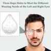 2 Pcs Transparent Eye Shield After Surgery, 9 Hole Plastic