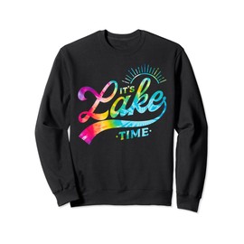 It's Lake Time Cute Retro 70s Summer Vacation Sweatshirt