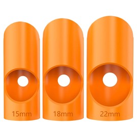 Pipe Lagging Insulation Foam Cutter Tool, 15mm, 22mm, 28mm Sizes for 45-Degree Angles, Copper Pipe Insulation Cutter Tool - (Non-3D Printed)