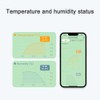 Tuya WIFI USB Rechargeable Temperature and Humidity Detector Household Office