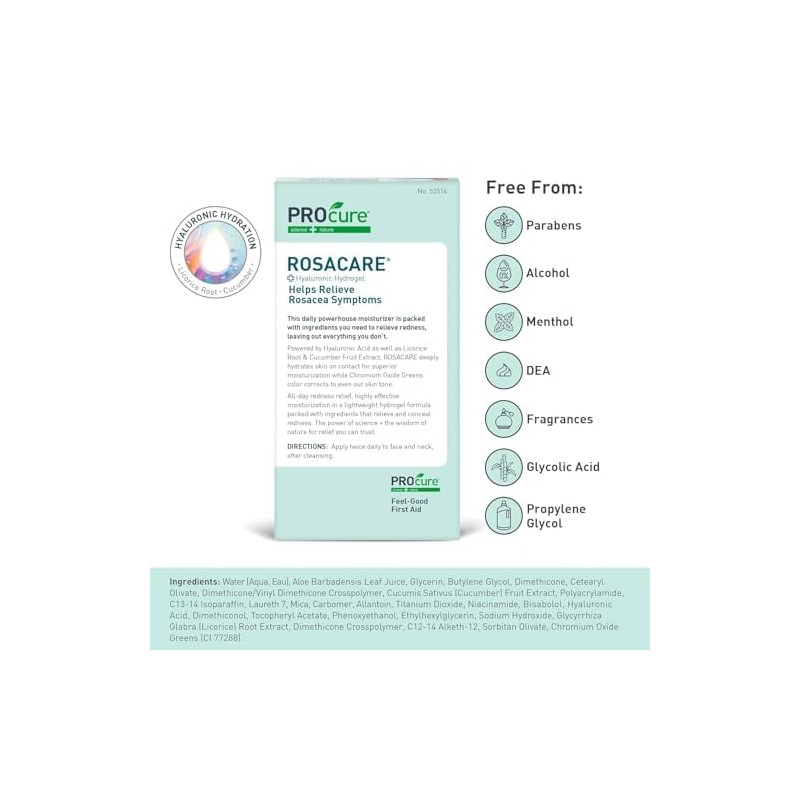 ProCure Rosacare Gel Para Reducción de Enrojecimiento