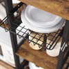 VASAGLE ALINRU Kitchen Baker’s Rack, Coffee Bar, Microwave Oven Stand,