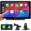 Carpuride C3 Wireless Carplay & Android Auto Autoradio, Tragbares 7