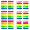 LLYJOYE 1500x Index Tabs, Rectangle & Arrow Sticky Notes Flags,