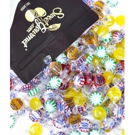 SweetGourmet Hostess Sugar-Free Arcor Hard Candy (Lemon, Mint, Butterscotch, Cinnamon) | 1 Pound