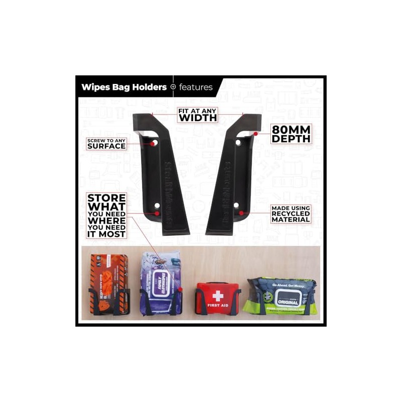 StealthMounts Magnetic Wipe/Glove Holder (1 Pack)