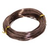 15.5 Metres Brown Aluminium Craft Wire, 16 Gauge 1.5 mm