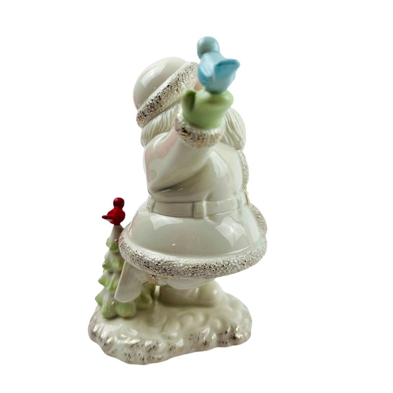 Lenox STROLLING WITH SANTA Holiday Figurine 7" tall Brand New