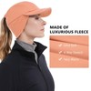 GADIEMKENSD Women's Winter Reflective Fleece Ponytail Hat with Drop Down